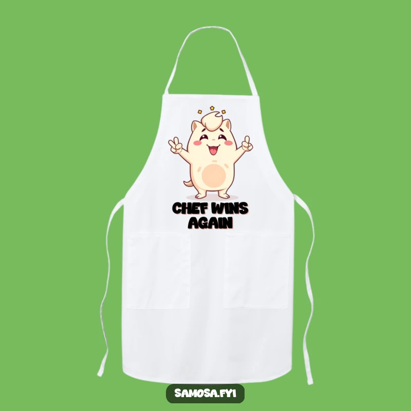 Funny Triumphant Samosa Apron: Cook Like a Champion