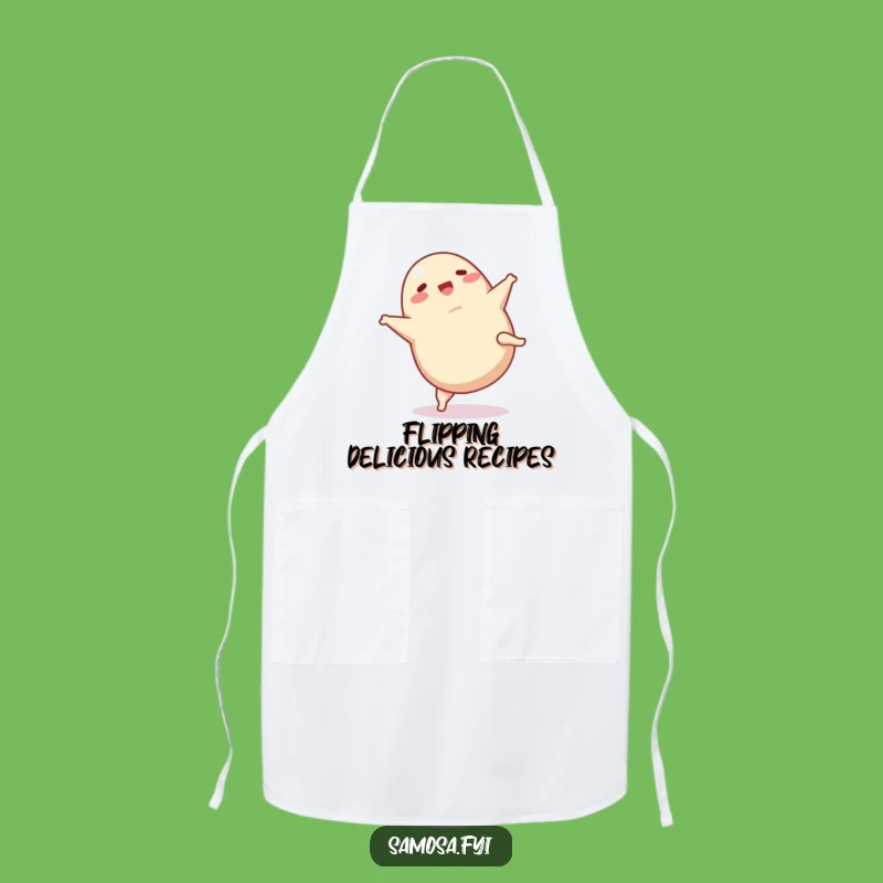 Funny Samosa Cartwheel Apron: Hilarious Kitchen Wear for Aspiring Chefs