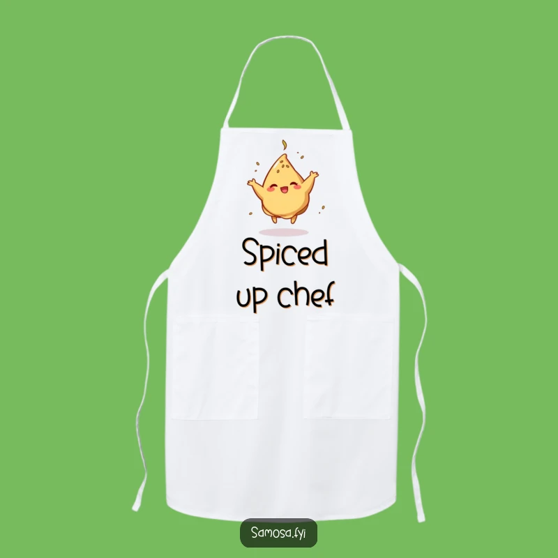 Funny Dancing Samosa Apron - Hilarious Chef's Gift for Food Lovers