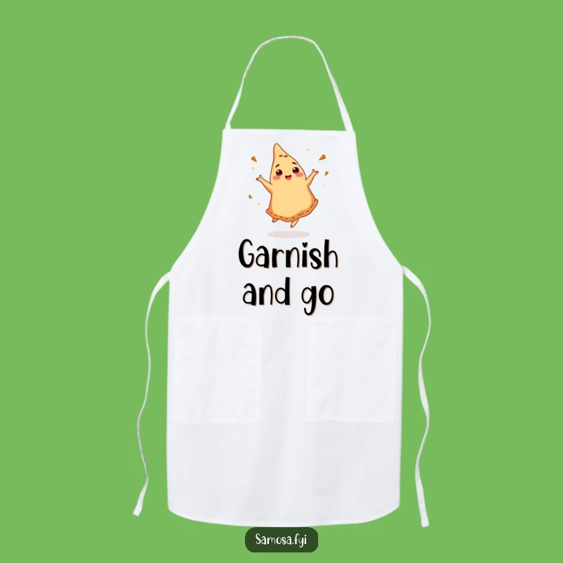 Funny Dancing Samosa Apron - Hilarious Chef Wear for Kitchen Fun