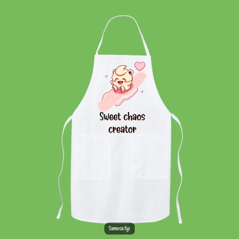 Funny Giggling Laddoo Apron - Cook with Sweet Delight