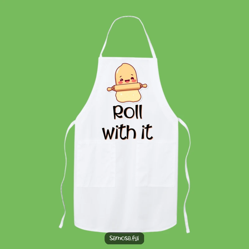 Funny Rolling Pin Apron - Joyful Baking Wear, Perfect Funny Gift for Chefs!