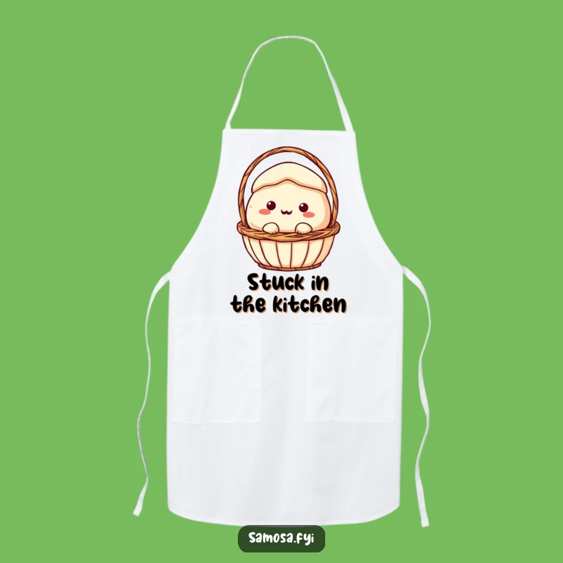 Funny Samosa Stuck Apron: Cook with Comedy, Great Funny Gift