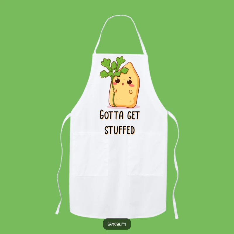 Funny Samosa Surprise Apron - Cooking Humor for a Deliciously Playful Chef