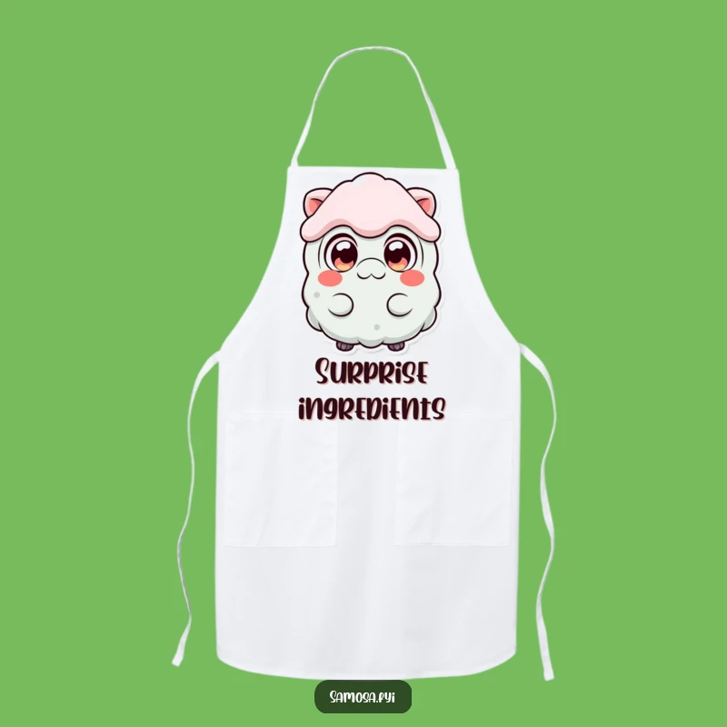 Funny Surprised Samosa Apron: React to Kitchen Surprises in Style!