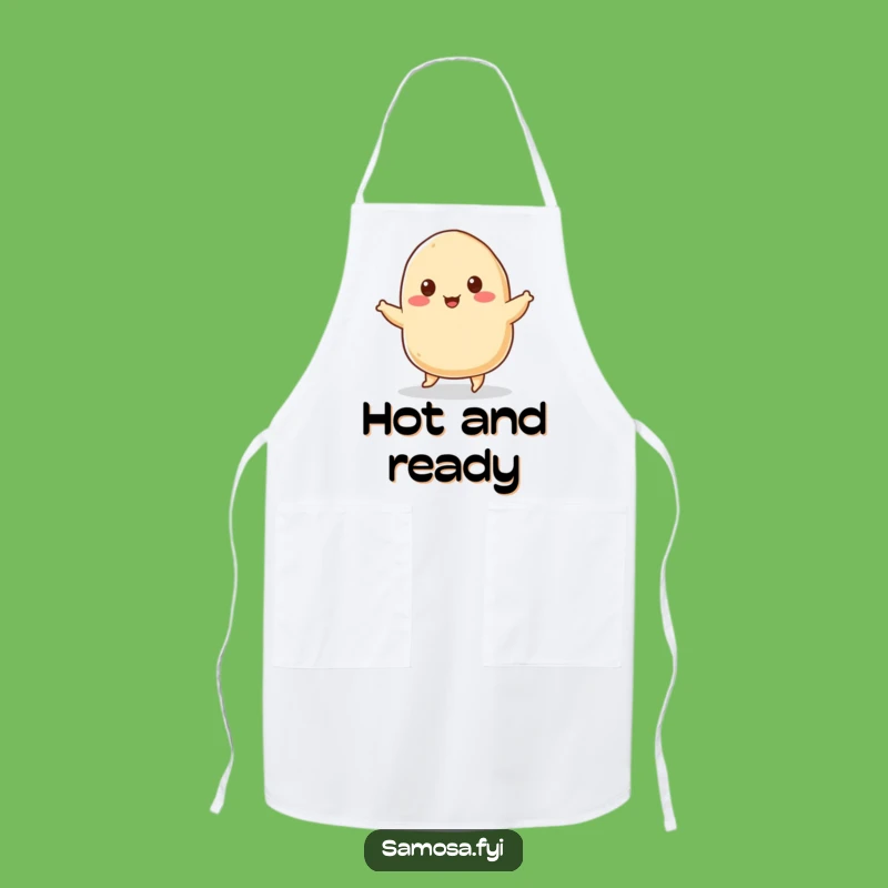 Funny Samosa Jig Apron: Chef's Dancing Snack Buddy, Great Humorous Cooking Gift