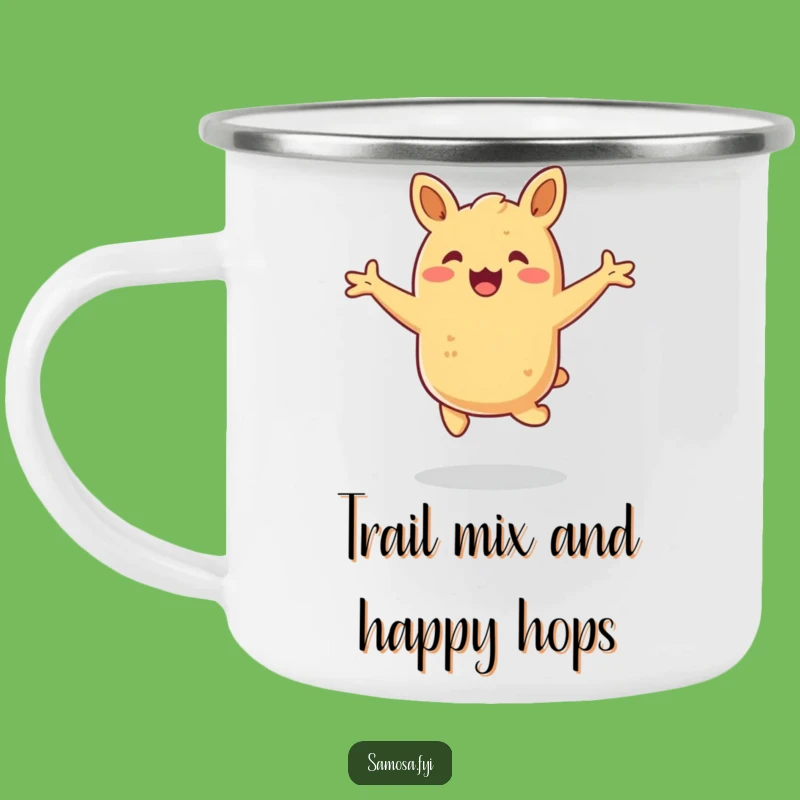 Funny Samosa Hop Camping Mug - Adventure Fuel Gift