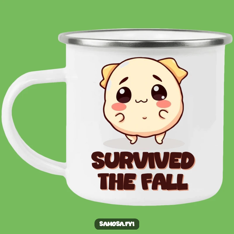 Funny Samosa Trip Camping Mug: A Hilarious Snack Gift for Clumsy Food Lovers