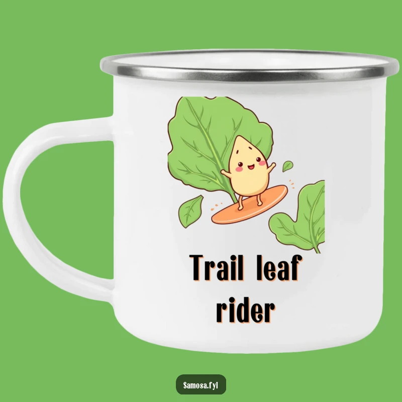 Funny Samosa Surfing Camping Mug: Adventure Fuel, Ideal Funny Gift