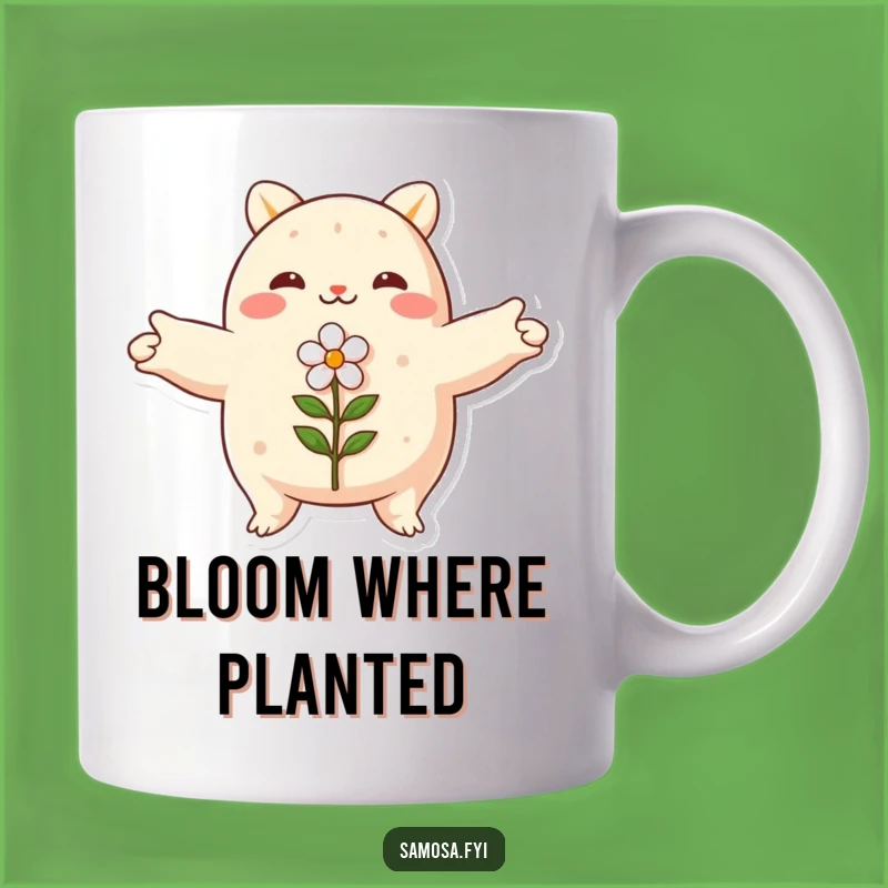 Funny Embracing Samosa Mug - Peaceful Nature Gift for Foodies