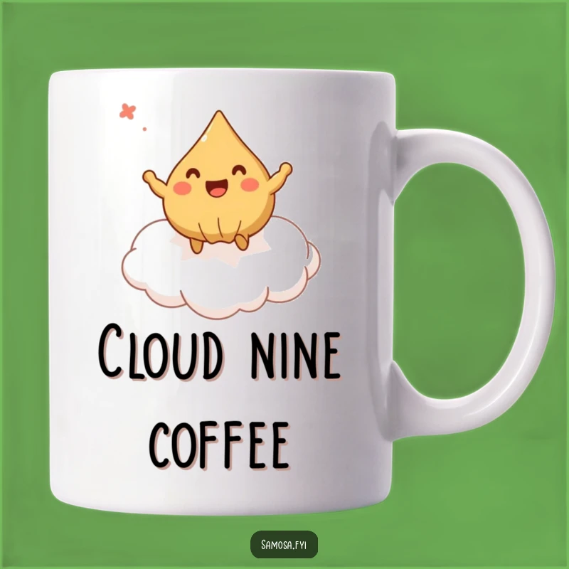 Funny Bouncing Samosa Mug - Dreamy Snack Gift for Joyful People