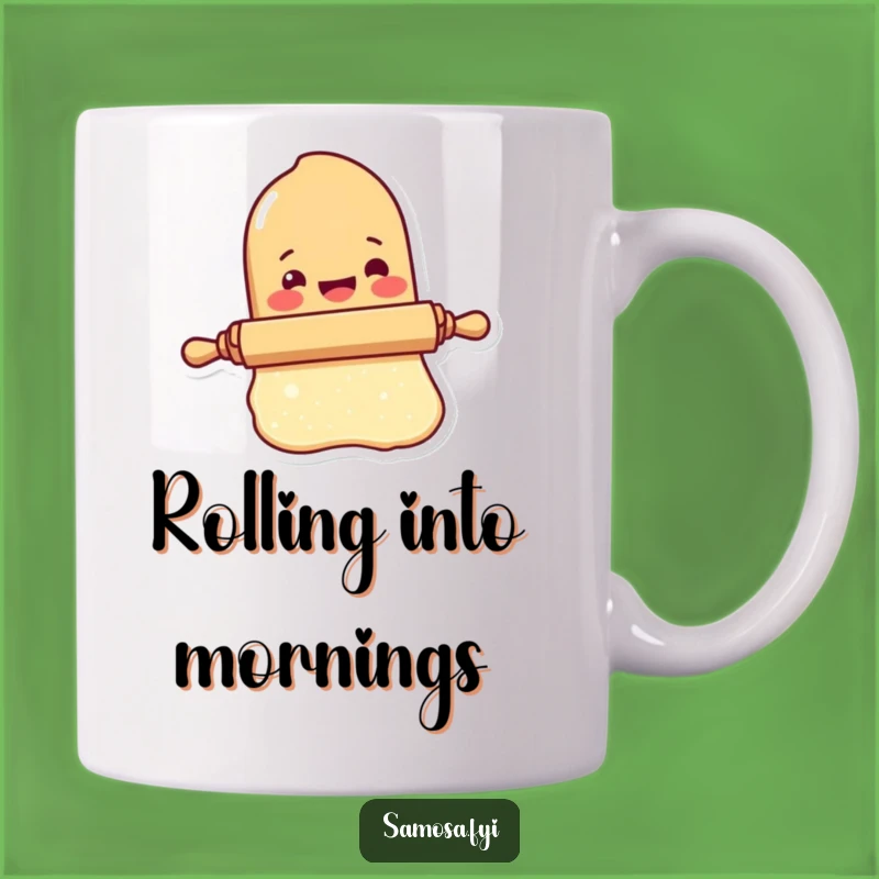Funny Rolling Pin Mug - Baking Joyful Creation, Perfect Funny Gift for Bakers!