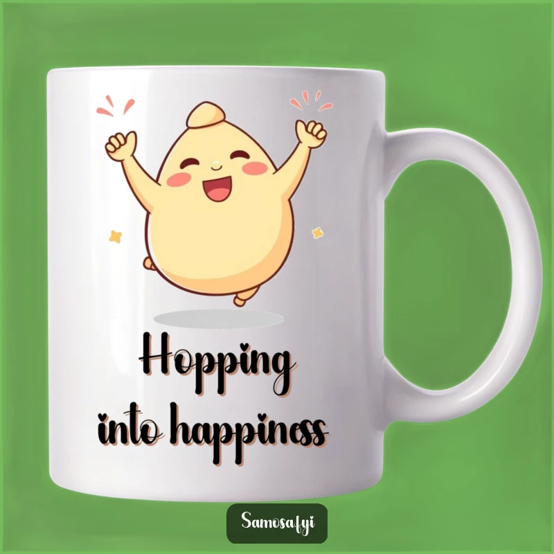 Funny Samosa Hop Mug: Hilarious Victory Celebration Gift for Foodies