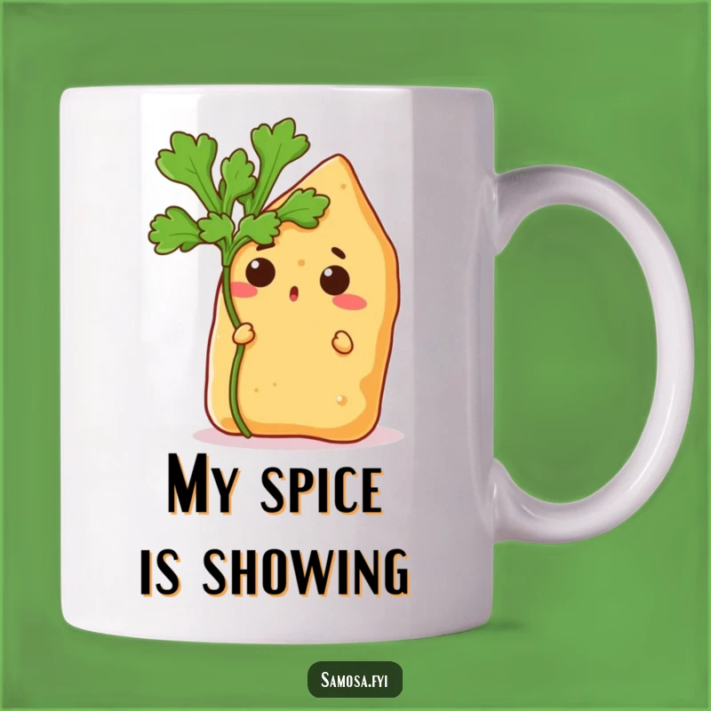Funny Samosa Surprise Mug - A Hilarious Snack Peek for Foodie Gift Lovers