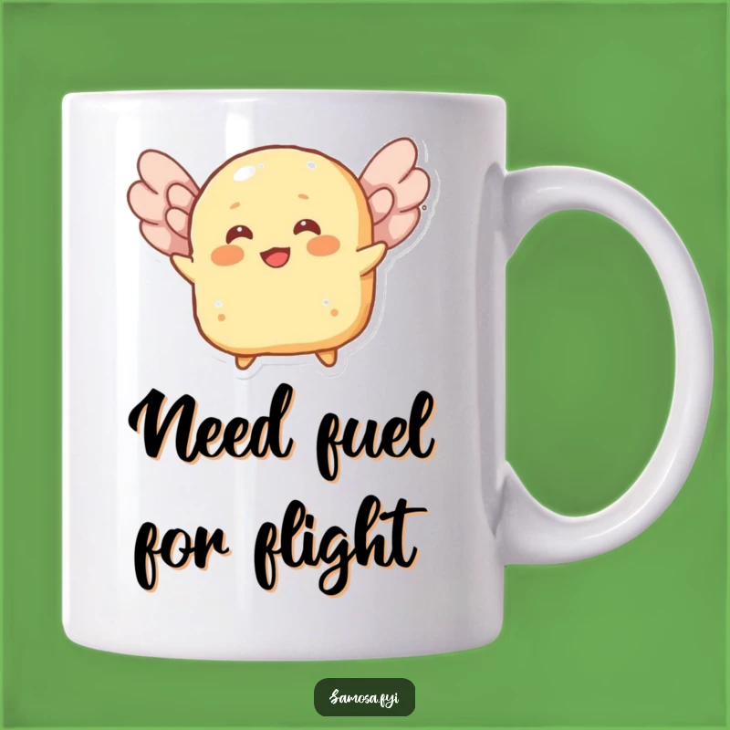Funny Roti Flying Mug: Cheerful Attempt, Perfect Funny Gift for Foodies
