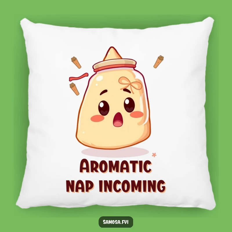 Funny Samosa Pillow - Cozy Surprised Snack Cushion for a Hilarious Gift