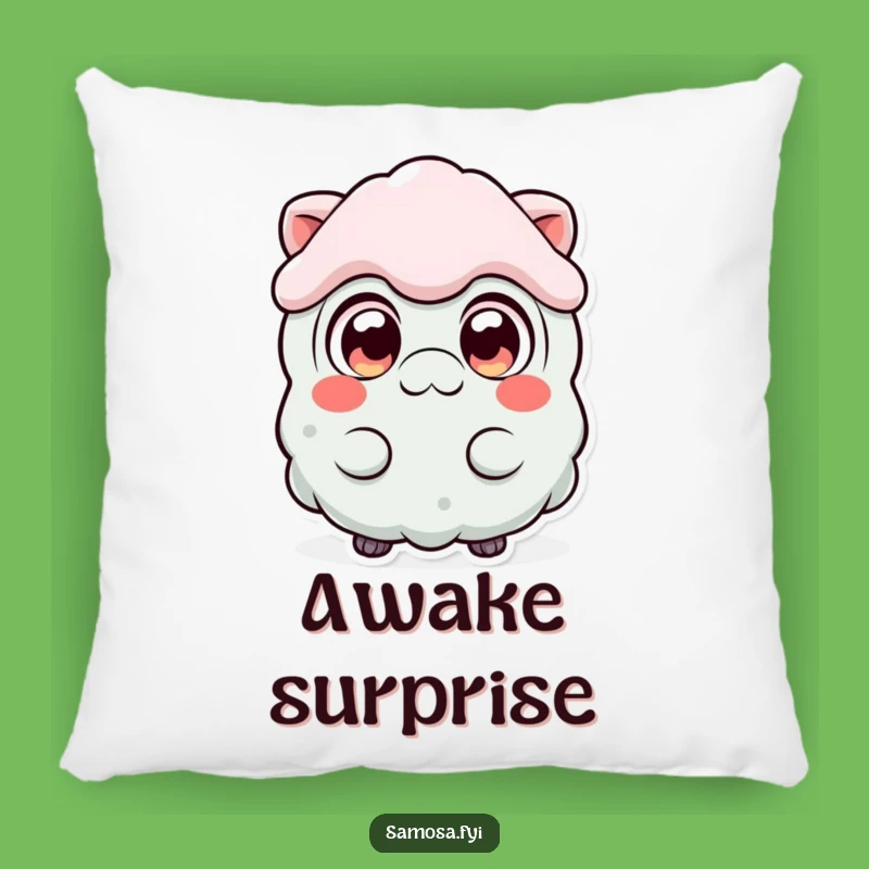 Funny Surprised Samosa Pillow: Cuddle Up with Some Shocking Comfort!