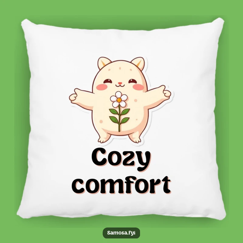 Funny Embracing Samosa Pillow - Cozy & Peaceful Nature Comfort