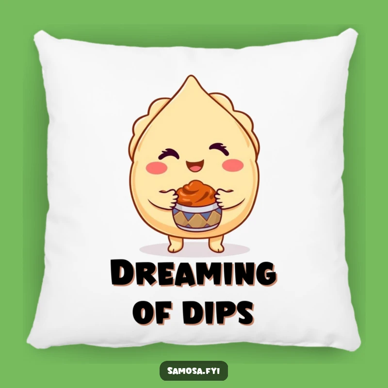 Funny Samosa Pillow - Cozy Indian Snack Cushion, The Cutest Funny Gift for Foodies!