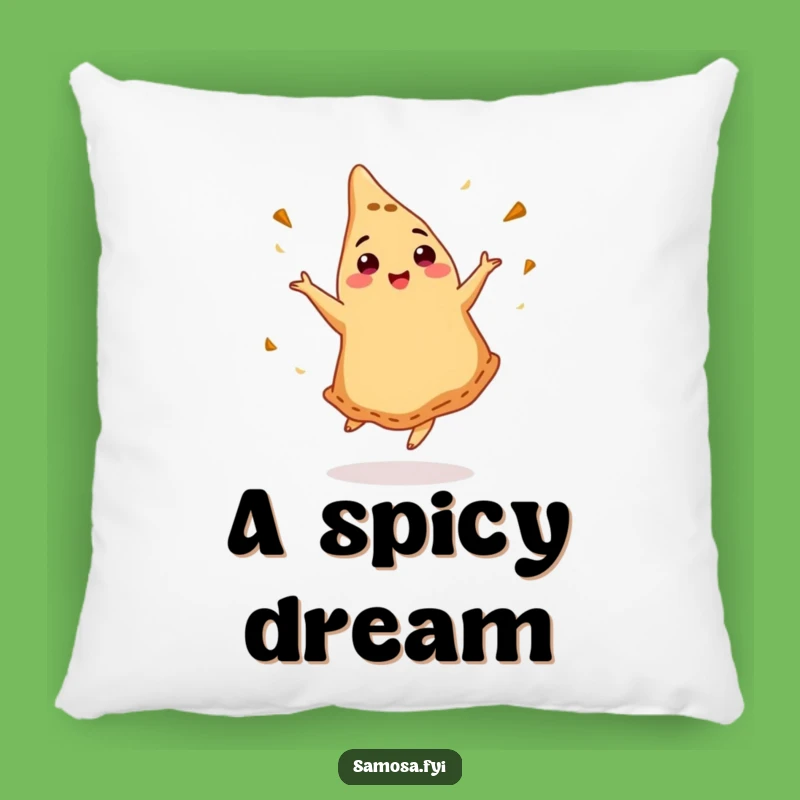 Funny Dancing Samosa Pillow - Comfy & Hilarious Accent for Sofas