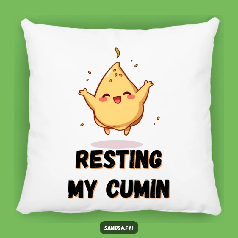 Funny Dancing Samosa Pillow - Comfy & Hilarious Snack Decor