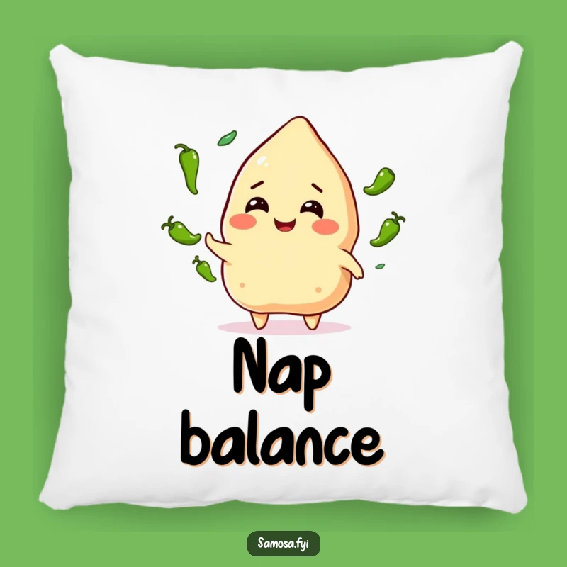 Funny Samosa Juggling Pillow: Cozy Comfort with Spicy Charm