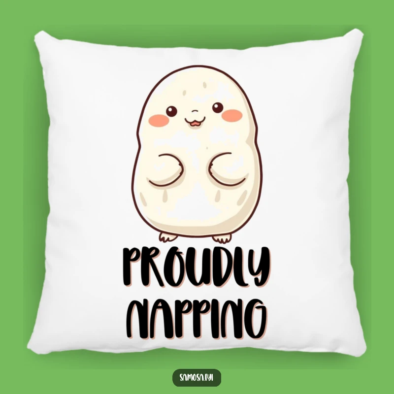 Funny Samosa Pillow: Cozy Proud Chest Puff Design, Perfect Humorous Gift