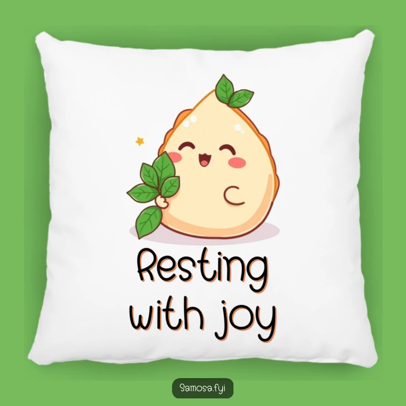 Funny Samosa Pillow - Cozy Joyful Offering Comfort Gift