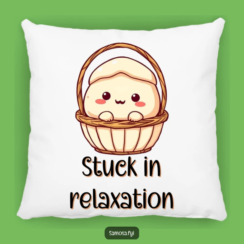 Funny Samosa Stuck Pillow: Snuggle Up to Humor, Perfect Gift