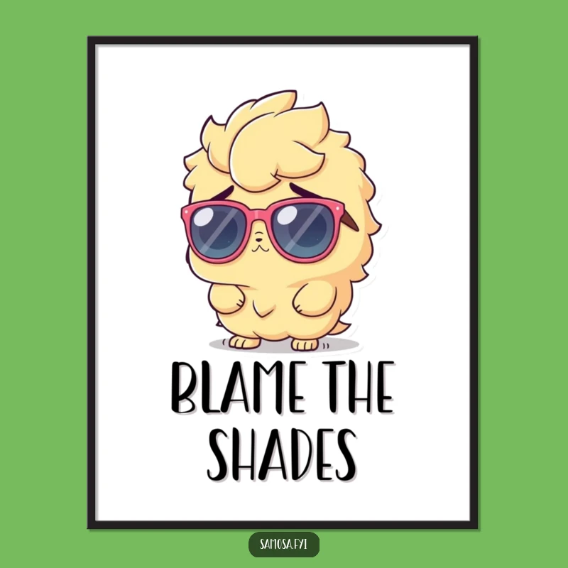 Funny Cool Samosa Poster: A Hilarious Snack Gift for Chill Vibes Lovers