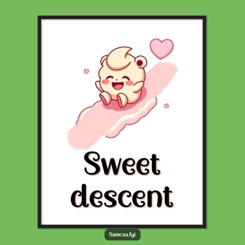 Funny Giggling Laddoo Poster - Sweet Joyful Wall Art