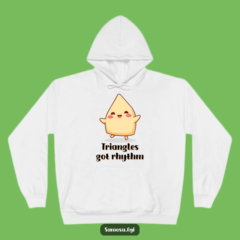 Funny Cheerful Samosa Jig Hoodie: Cozy Apparel for Snack Lovers