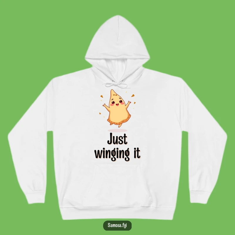 Funny Dancing Samosa Hoodie - Cozy & Hilarious Indian Snack Apparel