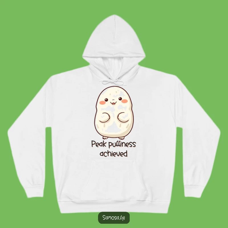 Funny Samosa Hoodie: Cozy Proud Chest Puff Design, Ultimate Humorous Gift