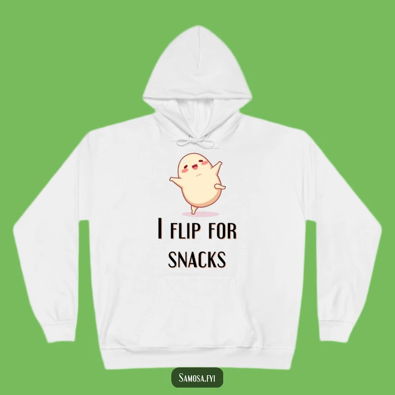 Funny Samosa Cartwheel Hoodie: Cozy and Hilarious Snack Apparel for Winter