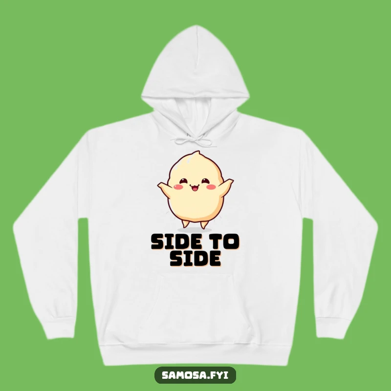Funny Samosa Happy Dance Hoodie: Cozy Up with Some Snack-tastic Cheer!