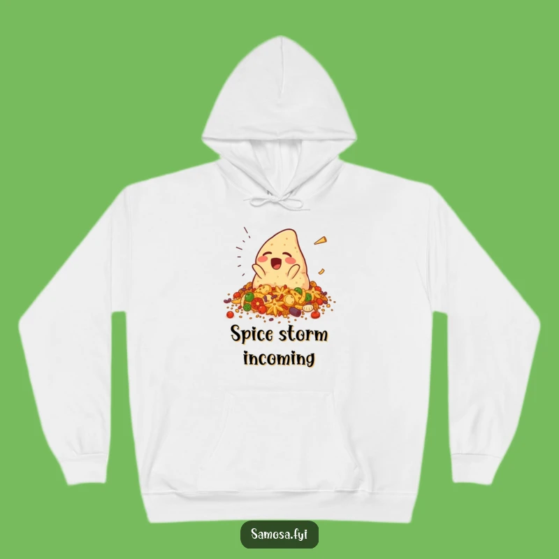 Funny Falling Samosa Hoodie: Stay Cozy Amidst a Spicy Comedy