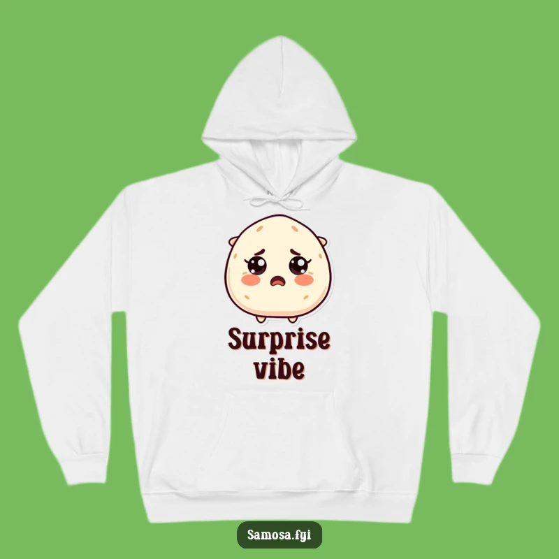 Cozy Funny Startled Samosa Hoodie: Comfort and Shocking Humor
