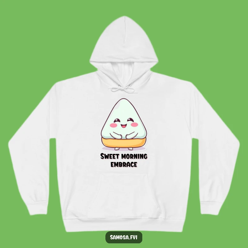 Funny Hugging Pastry Hoodie: Cozy Dessert Pullover for Comfort