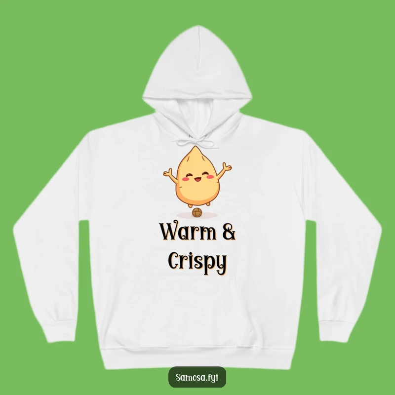 Funny Giggling Samosa Hoodie - Cozy Bouncing Lentil for a Warm & Funny Gift
