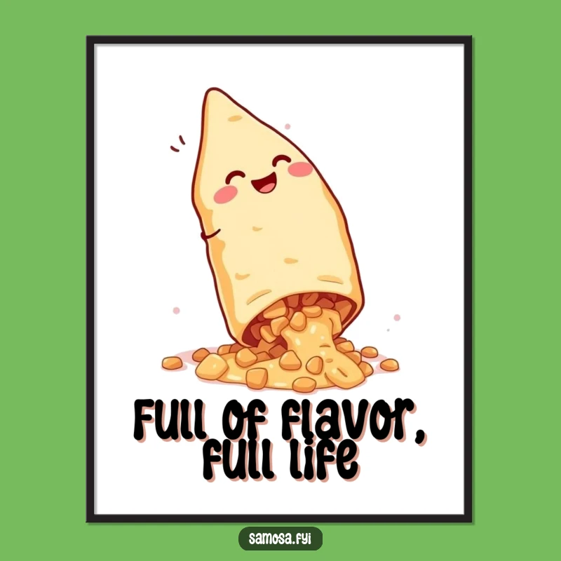 Funny Free Printable Wall Art Giggling Samosa Cartwheel Downloadable Decor