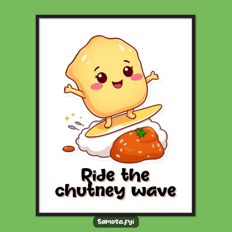 Free Printable Wall Art: Pastry Chutney Surf Funny Downloadable Decor