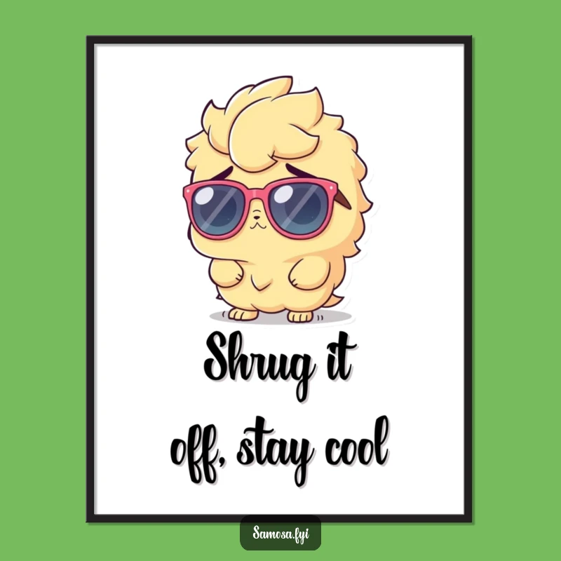 Free Printable Samosa Cool Wall Art - Funny Downloadable Art for Kitchen