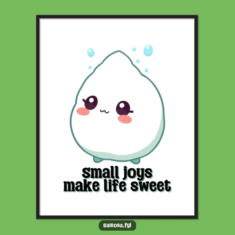 Free Printable Samosa Sprinkle Wall Art - Funny Downloadable Art for Kitchen