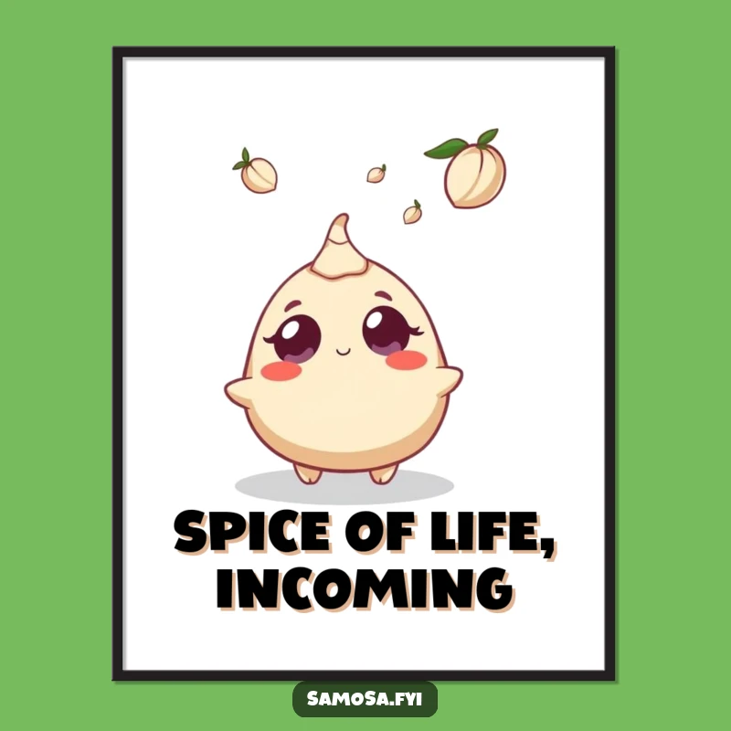 Funny Free Printable Wall Art: Samosa Cardamom Surprise - Hilarious Downloadable Decor!