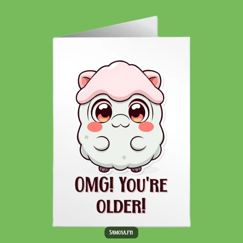 Free Printable Birthday Card: Surprised Samosa for a Shockingly Funny Gift