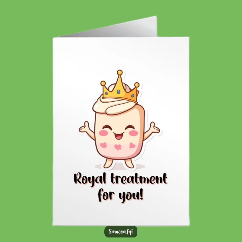 Proud Pastry Birthday Card: Free Printable Regal Fun for a Royal Celebration