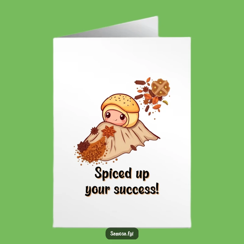 Free Printable Congrats Card: Adventurous Pastry Spice Summit Funny Downloadable Gift
