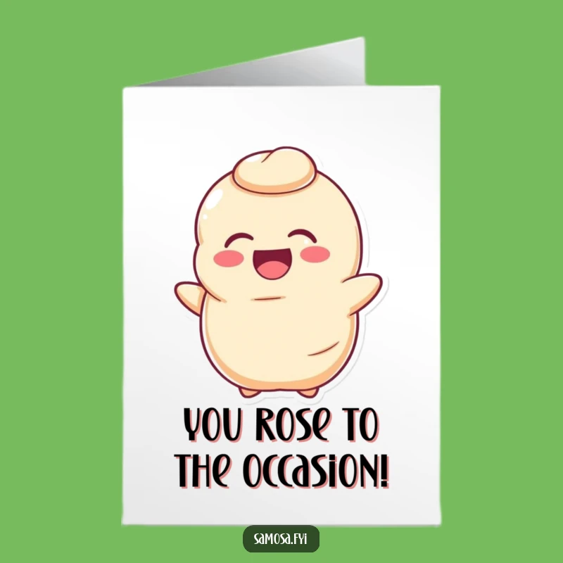 Free Printable Congrats Card: Giggling Dough - Funny Downloadable Gift