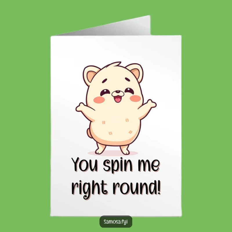 Free Printable Congrats Card: Wiggle Samosa Funny Downloadable Gift